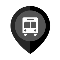 Bus Public Transport Pin Icon