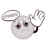 Goodbye Cartoon Icon