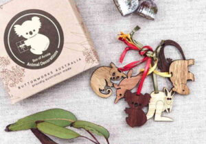 Buttonworks Box of Decorations - Aussie Animals
