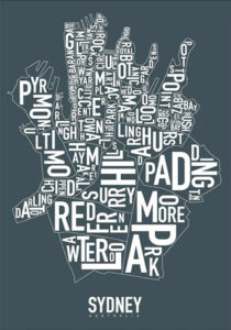 Sydney Type Map
